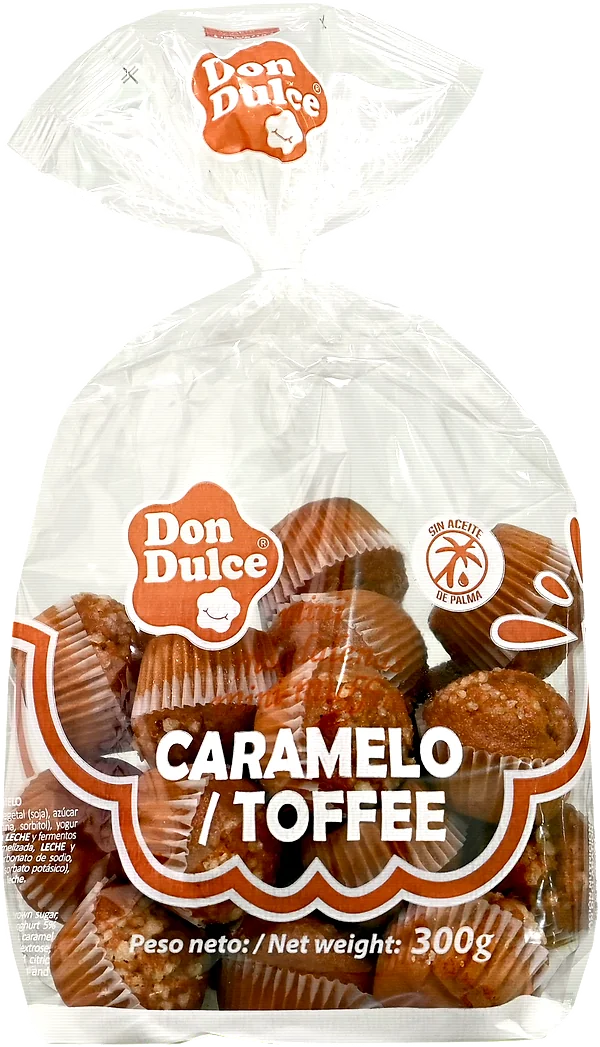 Bolsa de 300 g de mini magdalenas Toffee Caramelo