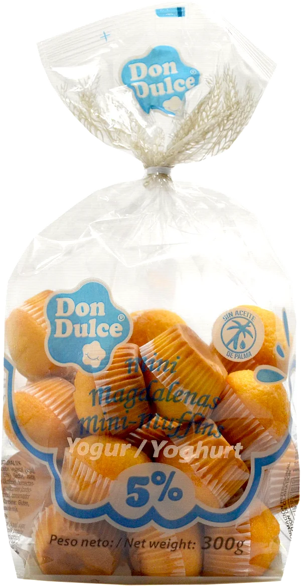 Bolsa de 300 g de mini magdalenas Yogur